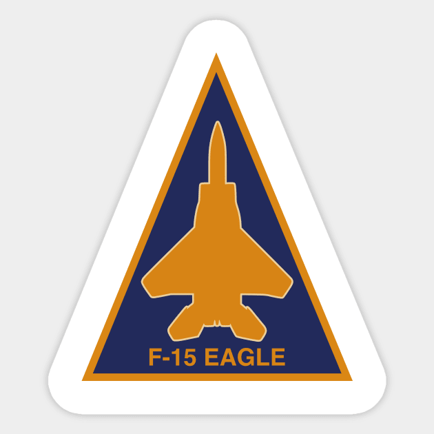 F-15 Eagle Patch Sticker by Tailgunnerstudios